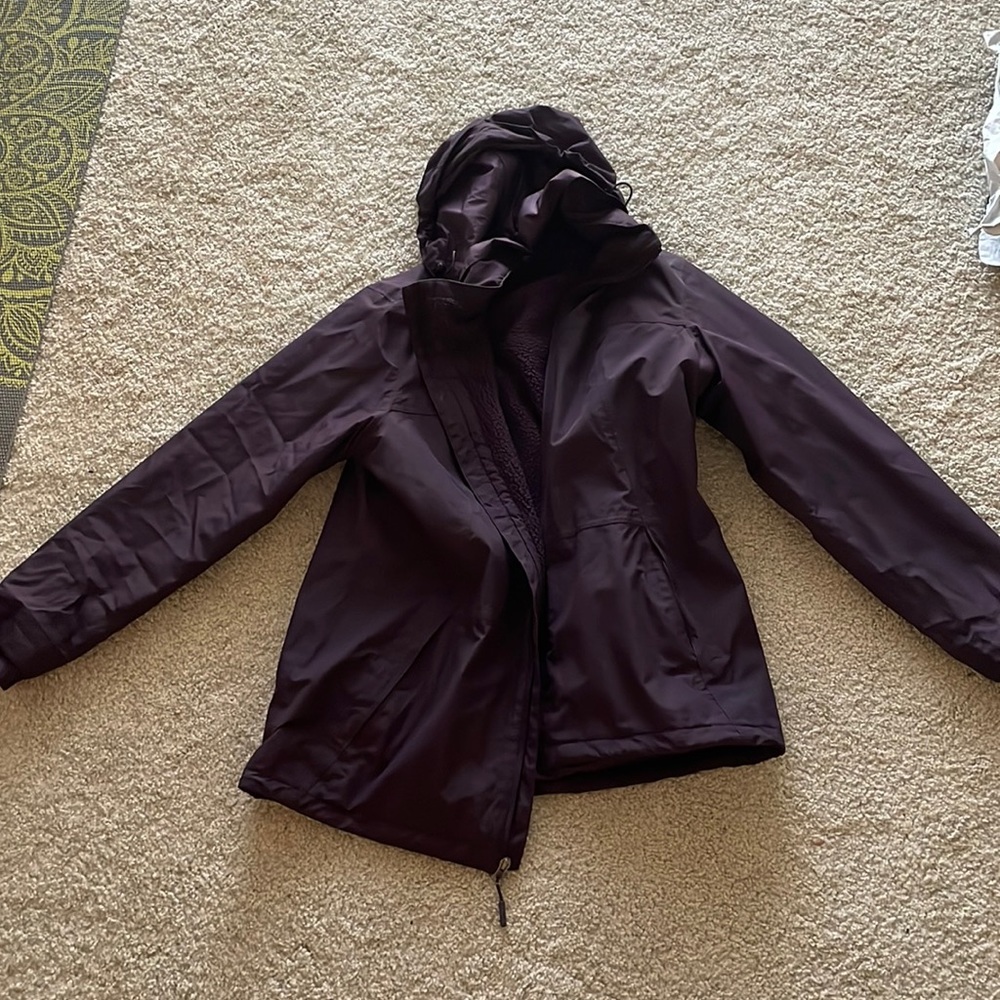 The North Face winter rain jacket